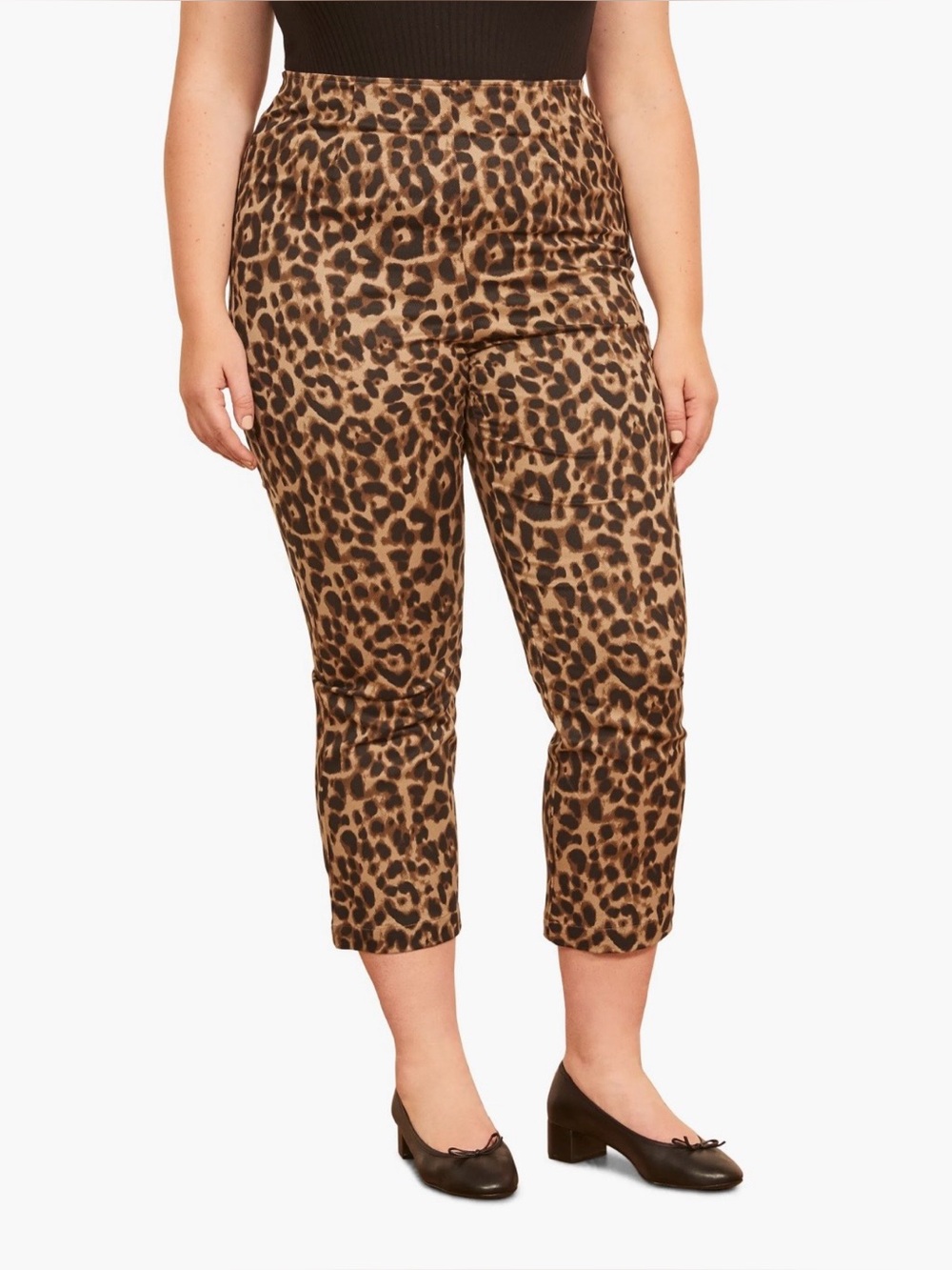 Reformation Leopard Print Marlon Pants Size 24